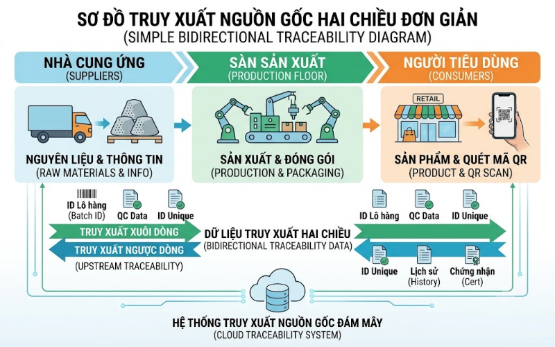 Hệ thống truy xuất nguồn gốc hai chiều