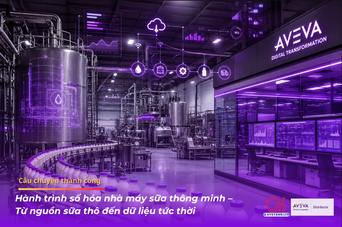[CASE STUDY] Hành trình số hóa nhà máy sữa thông minh – Từ nguồn sữa thô đến dữ liệu tức thời